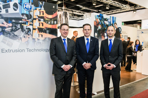 HF Extrusion-Team at TireTechnology-Expo 2014